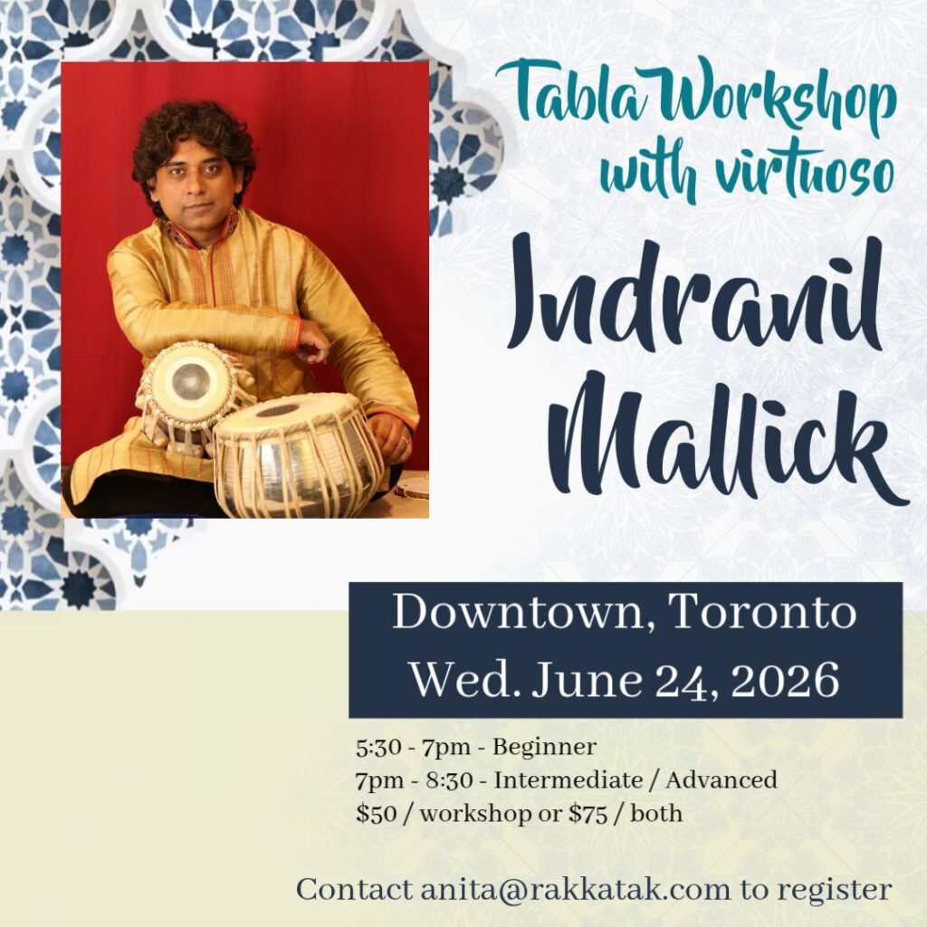 Indranil Mallick - tabla workshop, June 24, 2026